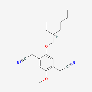 molecular formula C19H26N2O2 B1608794 2-(2-Ethylhexyloxy)-5-methoxy-1,4-benzenediacetonitrile CAS No. 213749-91-8
