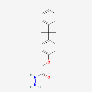 molecular formula C17H20N2O2 B1608809 2-[4-(1-Methyl-1-phenylethyl)phenoxy]acetohydrazide CAS No. 70757-64-1
