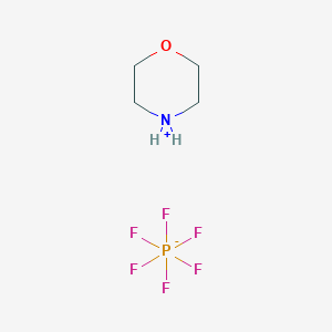 molecular formula C4H10F6NOP B1608814 Morpholinium hexafluorophosphate CAS No. 25866-83-5