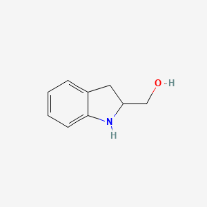 molecular formula C9H11NO B1608825 2,3-dihydro-1H-indol-2-ylmethanol CAS No. 27640-31-9