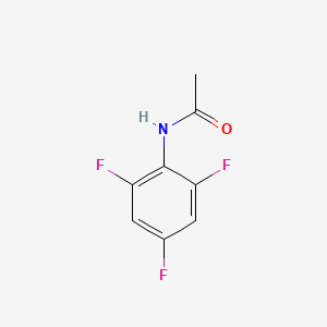 molecular formula C8H6F3NO B1608831 N-(2,4,6-trifluorophenyl)acetamide CAS No. 363-40-6