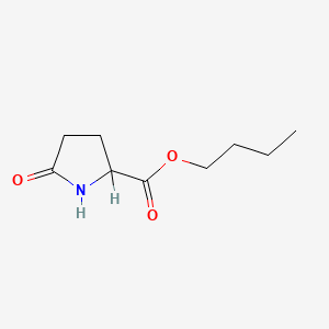 molecular formula C9H15NO3 B1608849 5-氧代吡咯烷-2-羧酸正丁酯 CAS No. 61450-21-3