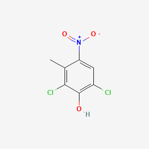 molecular formula C7H5Cl2NO3 B1608868 2,6-二氯-4-硝基-间甲酚 CAS No. 37693-15-5