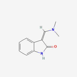 molecular formula C11H12N2O B1608881 (3Z)-3-[(二甲氨基)亚甲基]-1,3-二氢-2H-吲哚-2-酮 CAS No. 141210-63-1