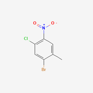 molecular formula C7H5BrClNO2 B1608888 2-溴-4-氯-5-硝基甲苯 CAS No. 40371-64-0