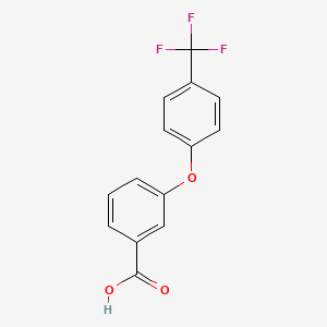 molecular formula C14H9F3O3 B1608892 3-[4-(trifluoromethyl)phenoxy]benzoic Acid CAS No. 72178-29-1