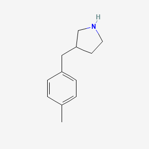 molecular formula C12H17N B1608905 3-(4-Methylbenzyl)pyrrolidine CAS No. 193220-16-5