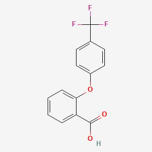 molecular formula C14H9F3O3 B1608906 2-[4-(三氟甲基)苯氧基]苯甲酸 CAS No. 402714-65-2