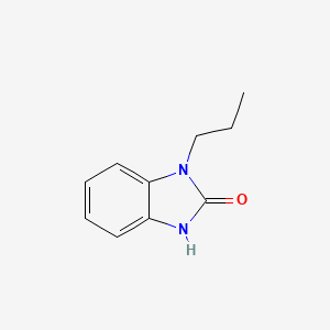 molecular formula C10H12N2O B1608922 1-propyl-1,3-dihydro-2H-benzimidazol-2-one CAS No. 77557-01-8