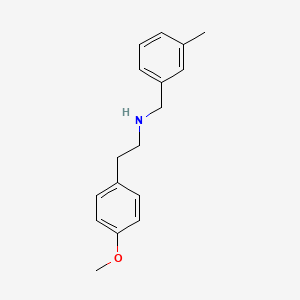 B1608924 2-(4-methoxyphenyl)-N-(3-methylbenzyl)ethanamine CAS No. 355381-73-6
