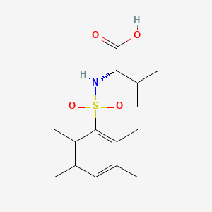 B1608930 N-(2,3,5,6-Tetramethylbenzene-1-sulfonyl)-L-valine CAS No. 1009595-18-9
