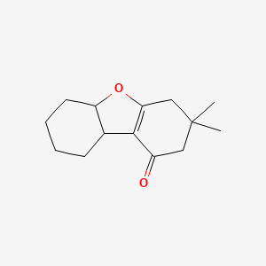B1608934 3,3-Dimethyl-2,4,5a,6,7,8,9,9a-octahydrodibenzofuran-1-one CAS No. 92517-43-6
