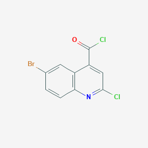 B1608938 6-Bromo-2-chloroquinoline-4-carbonyl chloride CAS No. 287176-63-0