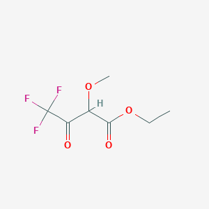 molecular formula C7H9F3O4 B1608949 4,4,4-三氟-2-甲氧基-3-氧代丁酸乙酯 CAS No. 75631-71-9