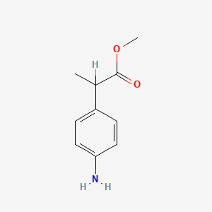 molecular formula C10H13NO2 B1608978 Methyl 2-(4-aminophenyl)propanoate CAS No. 39718-97-3