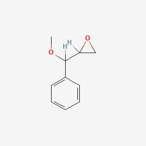 molecular formula C10H12O2 B1608987 (alpha-Methoxybenzyl)oxirane CAS No. 32785-08-3