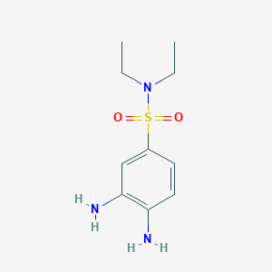 molecular formula C10H17N3O2S B1609014 3,4-二氨基-N,N-二乙基-苯磺酰胺 CAS No. 49804-28-6