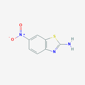 molecular formula C7H5N3O2S B160904 2-氨基-6-硝基苯并噻唑 CAS No. 6285-57-0