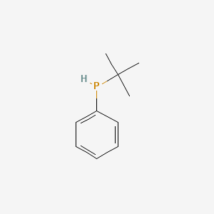 molecular formula C10H15P B1609042 tert-Butylphenylphosphine CAS No. 6002-31-9