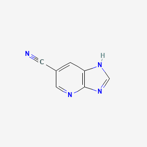molecular formula C7H4N4 B1609047 3H-Imidazo[4,5-b]pyridine-6-carbonitrile CAS No. 773884-58-5