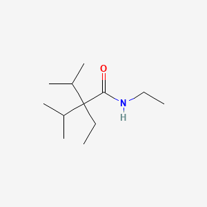 molecular formula C12H25NO B1609055 n-Ethyl-2,2-diisopropylbutanamide CAS No. 51115-70-9