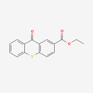 molecular formula C16H12O3S B1609060 Ethyl 9-oxo-9H-thioxanthene-2-carboxylate CAS No. 83817-60-1