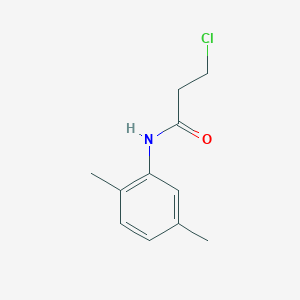 molecular formula C11H14ClNO B1609078 3-chloro-N-(2,5-dimethylphenyl)propanamide CAS No. 39494-07-0