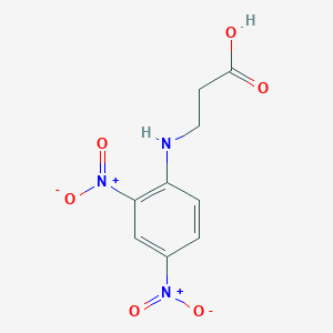 molecular formula C9H9N3O6 B1609102 DNP-beta-alanine CAS No. 3185-97-5