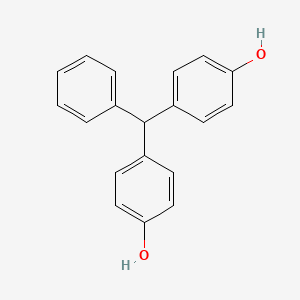 molecular formula C19H16O2 B1609108 Bis(4-hydroxyphenyl)phenylmethane CAS No. 4081-02-1
