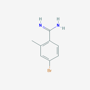 molecular formula C8H9BrN2 B1609118 4-Bromo-2-methylbenzimidamide CAS No. 856166-20-6