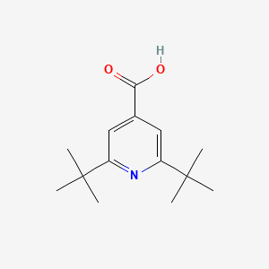 molecular formula C14H21NO2 B1609122 2,6-二叔丁基异烟酸 CAS No. 191478-92-9