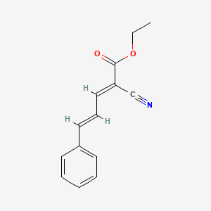 2-Cyano-5-phenyl-2,4-pentadienoic acid ethyl ester