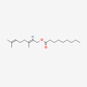 molecular formula C19H34O2 B1609144 Geranyl nonanoate CAS No. 68039-29-2