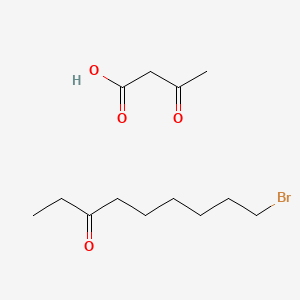 molecular formula C13H23BrO4 B1609154 Butanoic acid, 3-oxo-, reaction products with bromo-3-nonanone CAS No. 68411-18-7