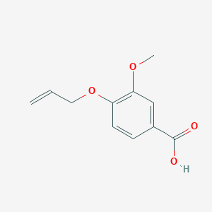 molecular formula C11H12O4 B1609155 4-(Allyloxy)-3-methoxybenzoic acid CAS No. 22280-97-3