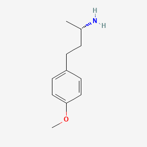 molecular formula C11H17NO B1609162 (S)-4-(4-Methoxyphenyl)butan-2-amine CAS No. 66264-86-6