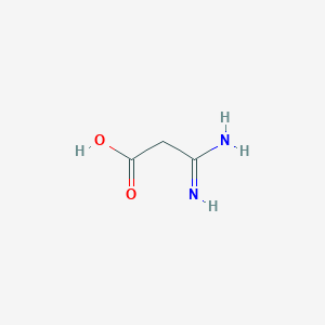 molecular formula C3H6N2O2 B1609166 Carbamimidoyl-acetic acid CAS No. 6710-83-4