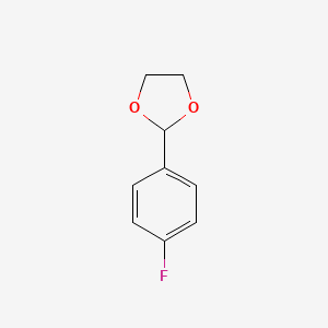 molecular formula C9H9FO2 B1609167 2-(4-Fluorophenyl)-1,3-dioxolane CAS No. 66822-17-1
