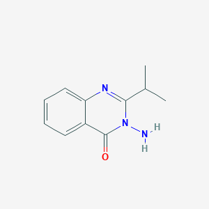 molecular formula C11H13N3O B1609172 3-Amino-2-isopropyl-4(3H)-quinazolinone CAS No. 70589-51-4