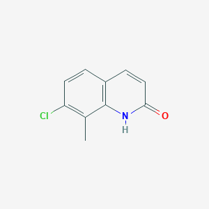 molecular formula C10H8ClNO B1609174 7-Chloro-8-methylquinolin-2(1H)-one CAS No. 73108-76-6