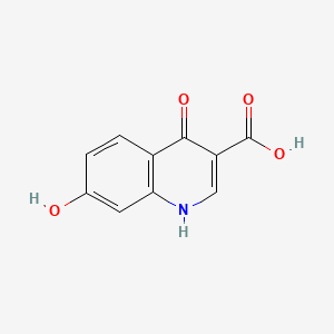 molecular formula C10H7NO4 B1609179 4,7-Dihydroxy-3-quinolinecarboxylic acid CAS No. 63463-27-4
