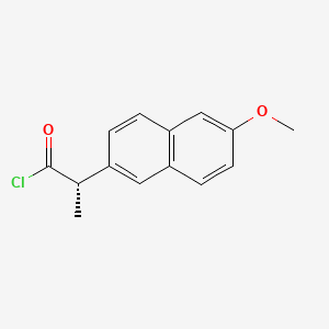 molecular formula C14H13ClO2 B1609181 (2S)-2-(6-methoxynaphthalen-2-yl)propanoyl chloride CAS No. 51091-84-0