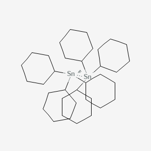 molecular formula C36H66Sn2 B1609183 Hexa(cyclohexyl)ditin CAS No. 3047-10-7