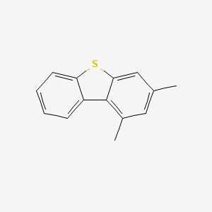 molecular formula C14H12S B1609186 1,3-Dimethyldibenzothiophene CAS No. 31317-15-4
