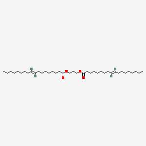 molecular formula C39H72O4 B1609194 3-[(E)-octadec-9-enoyl]oxypropyl (E)-octadec-9-enoate CAS No. 26571-49-3