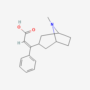 molecular formula C17H21NO2 B1609228 反式肉桂酸托品酯 CAS No. 35721-92-7