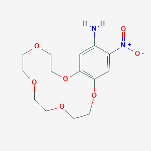 molecular formula C14H20N2O7 B1609238 4'-氨基-5'-硝基苯并-15-冠-5 CAS No. 77001-50-4