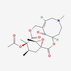 molecular formula C21H29NO8 B1609264 Neopetasitenine CAS No. 60409-51-0