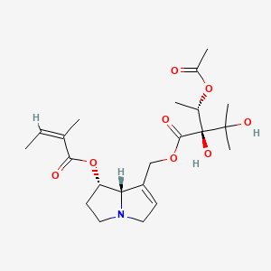 molecular formula C22H33NO8 B1609266 Acetylheliosupine CAS No. 31514-30-4