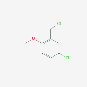 molecular formula C8H8Cl2O B1609273 4-Chloro-2-(chloromethyl)-1-methoxybenzene CAS No. 7035-11-2